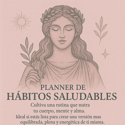 PLANNER DE HÁBITOS SALUDABLES - Madre Tierra Celestial